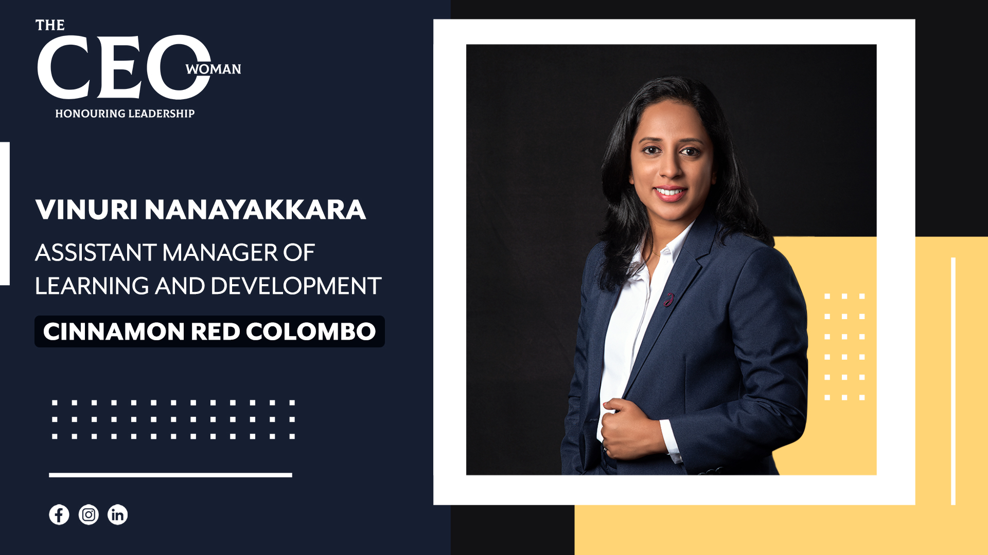 Assistant Manager at Cinnamon Red Colombo, Vinuri Nanayakkara, Shares Insights on Women Empowerment and the Importance of Inclusive Workplace Culture