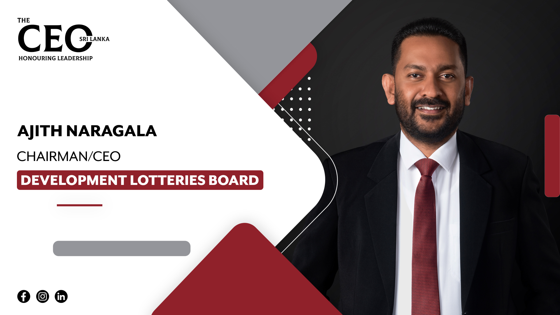 THE PASSIONATE LEADER UPLIFTING SRI LANKA’S DEVELOPMENT LOTTERIES BOARD AMID A NUMBER OF CHALLENGES