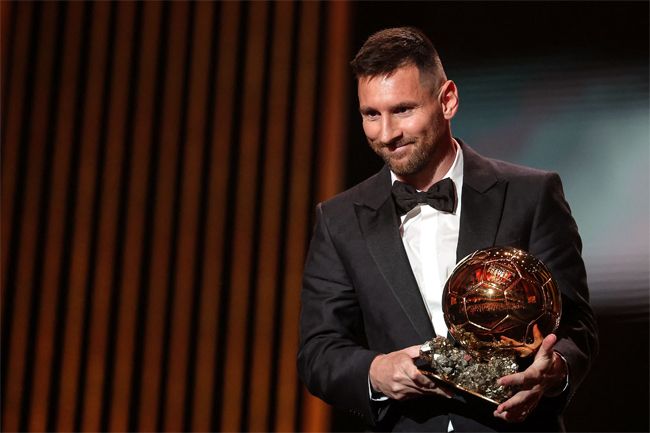 Ballon d’Or: Lionel Messi beats Haaland and Mbappe to win record eighth award