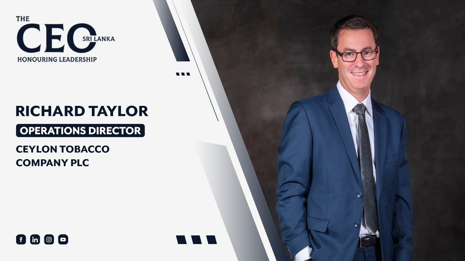 Richard Taylor – Operations Director at Ceylon Tobacco Company (CTC)