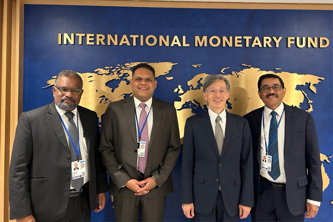 Sri Lankan delegation calls on top IMF, World Bank officials at 2024 Spring Meetings